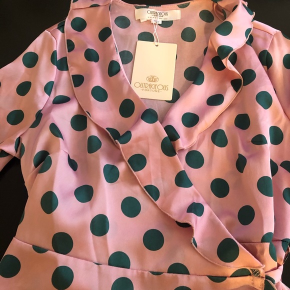 Outrageous fortune petite wrap around dress - Picture 4 of 5